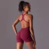 Sleeveless Yoga Romper for Pilates, Summer Workouts & Soft Movement