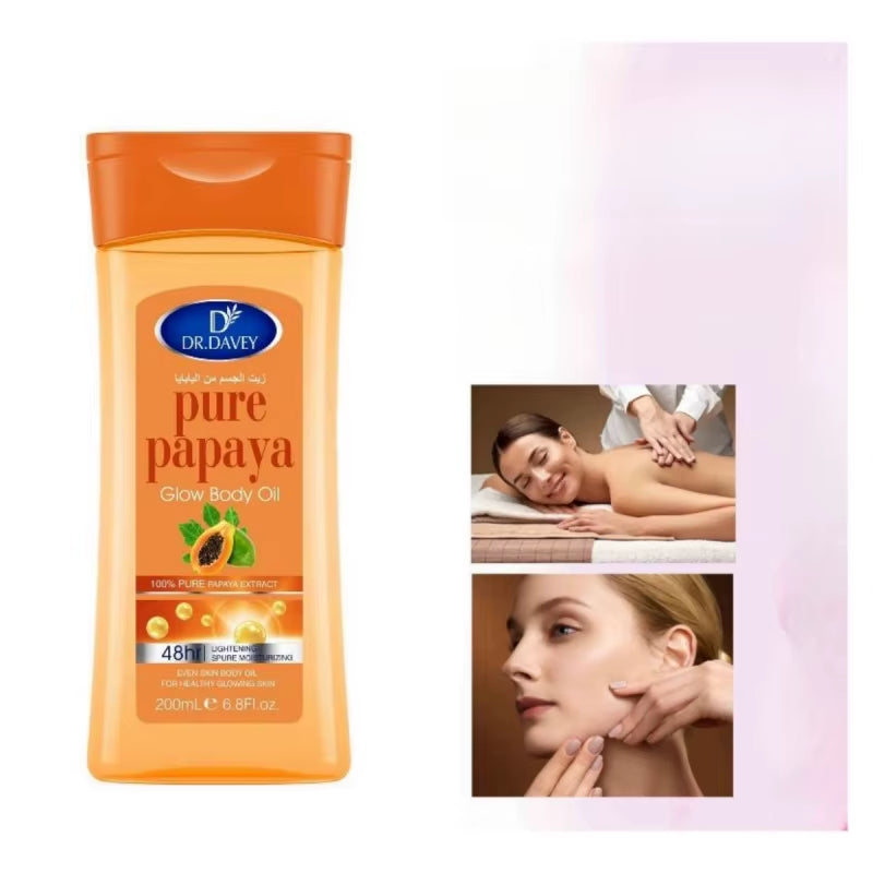 Papaya Glow Body Oil - Essential Massage and Skin Care Oil