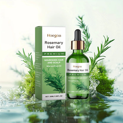 50ml Rosemary Hair Oil Contains Batana Castor Seed Nourishing Moisturizing Smoothing  Anti Hair Loss Fast Regrowth Thick Hair