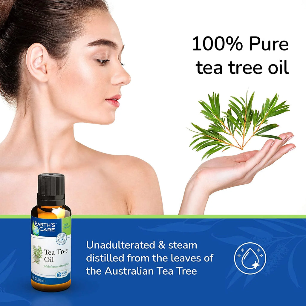 Tea Tree Essential Oil - 100% Pure and Steam Distilled - 1 Fluid Ounce