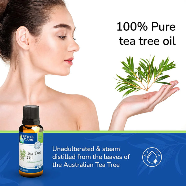 Tea Tree Essential Oil - 100% Pure and Steam Distilled - 1 Fluid Ounce