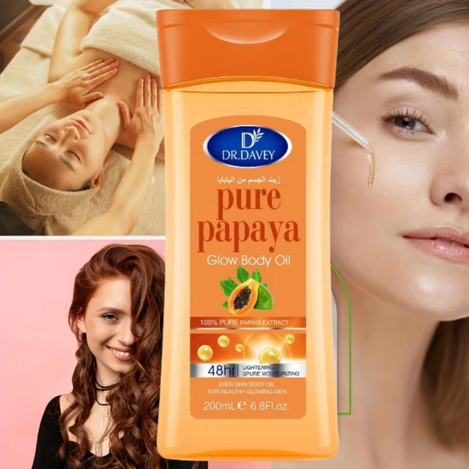 Papaya Glow Body Oil - Essential Massage and Skin Care Oil