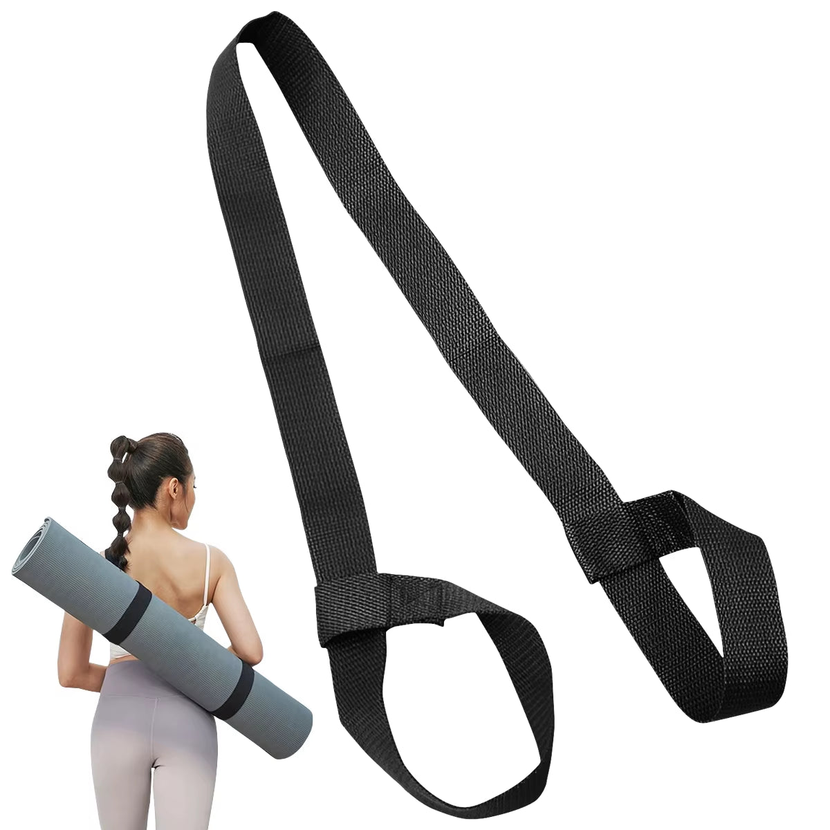 Yoga Mat Strap Yoga Mat Bundle Strap Shoulder Carry Straps Sports Stretch Strap Floor Mat Storage Strap Yoga Mat Bag Tied Rope