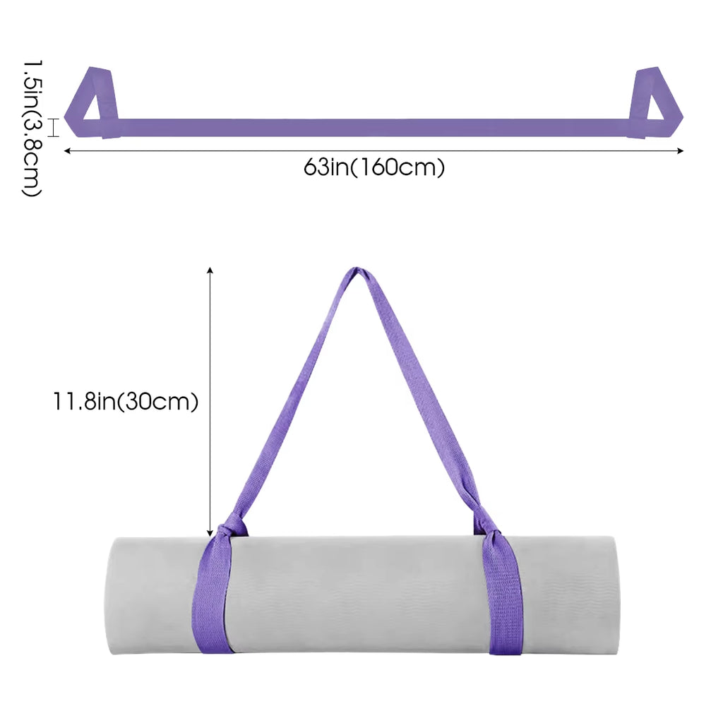 Yoga Mat Strap Yoga Mat Bundle Strap Shoulder Carry Straps Sports Stretch Strap Floor Mat Storage Strap Yoga Mat Bag Tied Rope