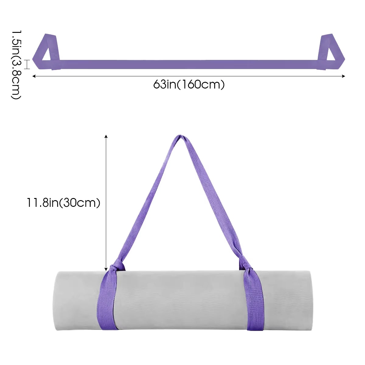 Yoga Mat Strap Yoga Mat Bundle Strap Shoulder Carry Straps Sports Stretch Strap Floor Mat Storage Strap Yoga Mat Bag Tied Rope