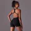 Sleeveless Yoga Romper for Pilates, Summer Workouts & Soft Movement
