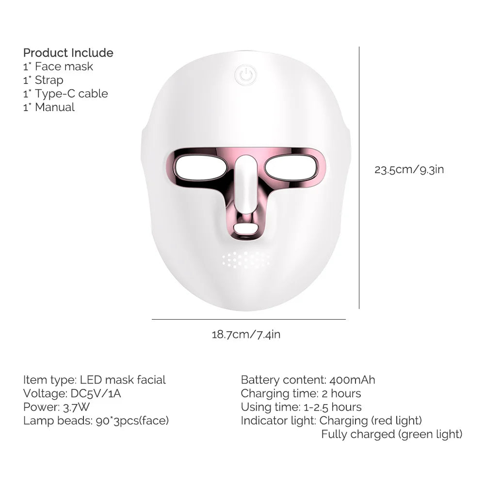 7-Color Light Therapy for Clear, Calm & Radiant Skin