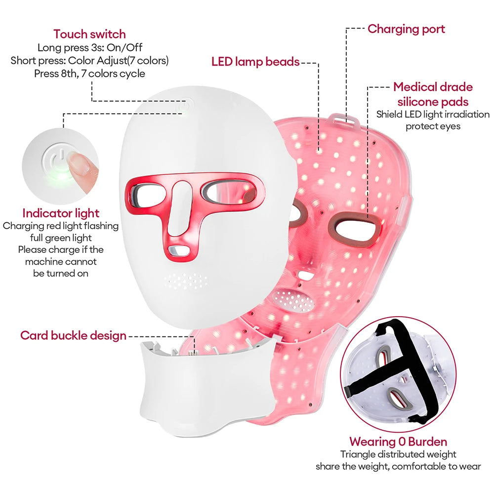 7-Color Light Therapy for Clear, Calm & Radiant Skin