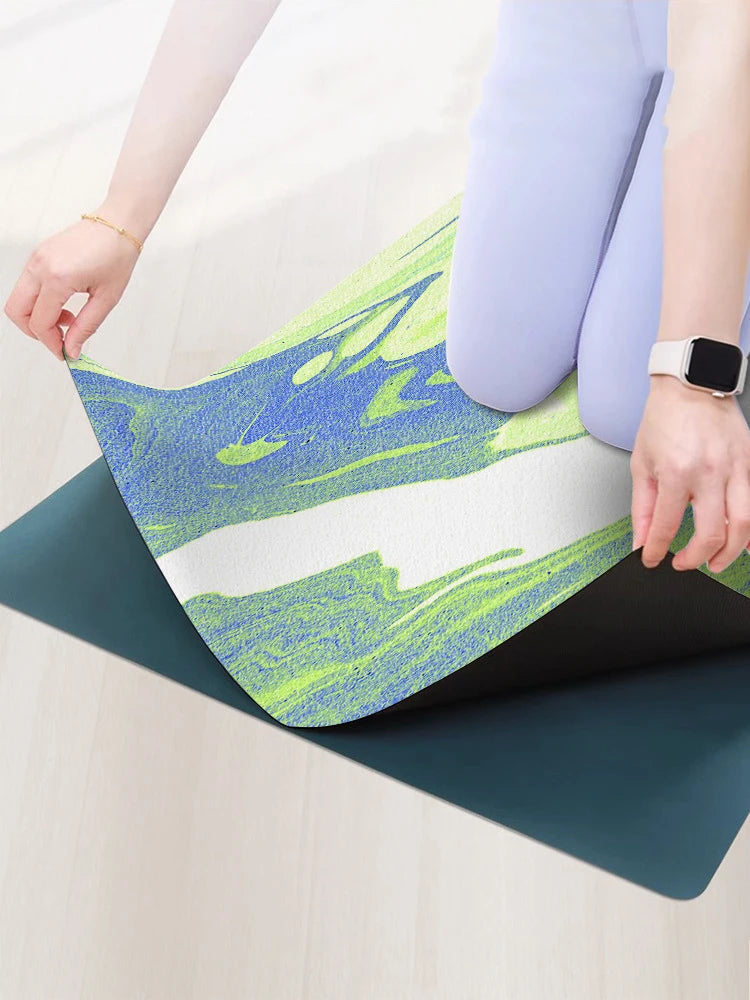 Lightweight Suede Anti-Slip Mat for Pilates, Yoga & Travel