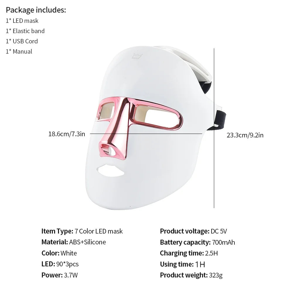 7-Color Light Therapy for Clear, Calm & Radiant Skin