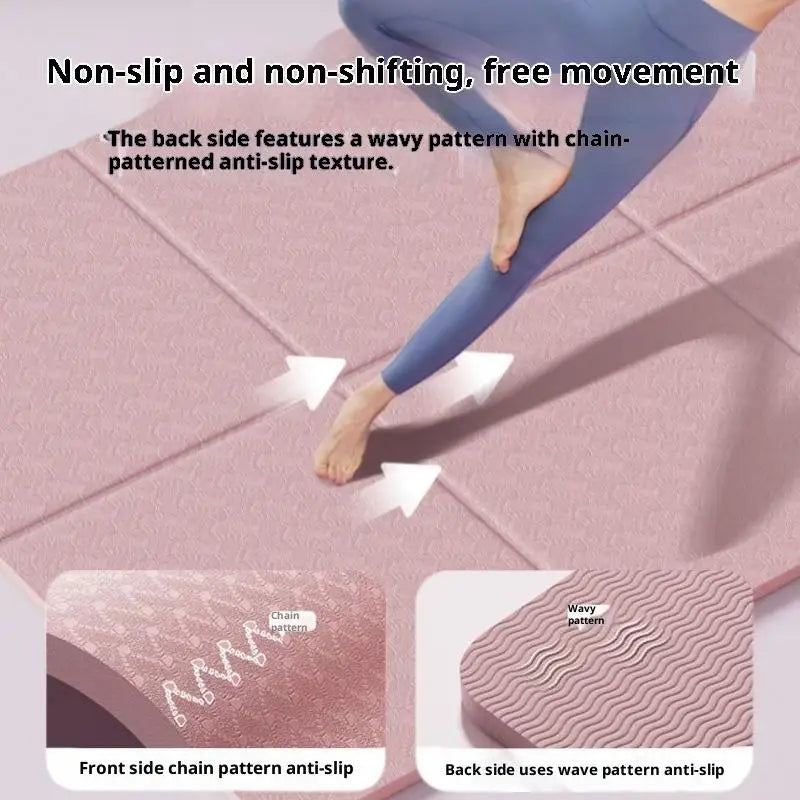 Eco-Friendly TPE Non-Slip Mat for Yoga, Pilates & Daily Movement