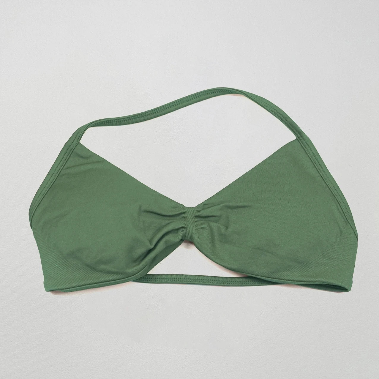 Seamless Halter Neck Padded Sports Bra for Yoga, Pilates & Everyday Comfort