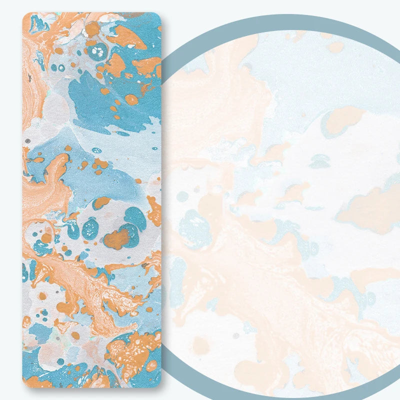 Lightweight Suede Anti-Slip Mat for Pilates, Yoga & Travel