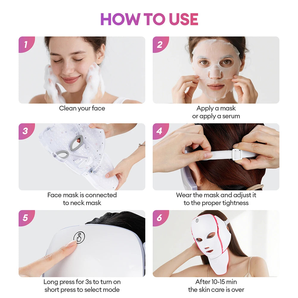 7-Color Light Therapy for Clear, Calm & Radiant Skin
