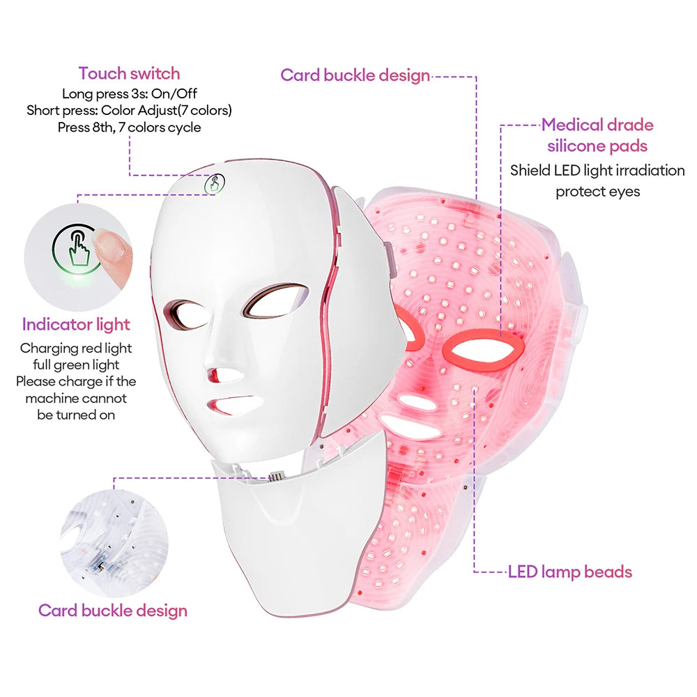7-Color Light Therapy for Clear, Calm & Radiant Skin