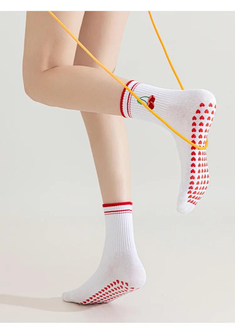 Anti-Slip Yoga & Pilates Socks for Soft, Feminine Movement