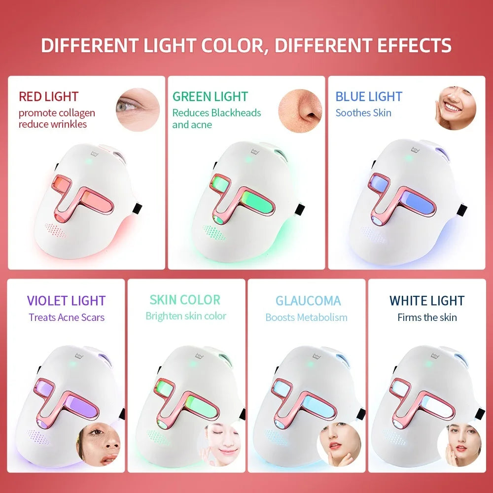 7-Color Light Therapy for Clear, Calm & Radiant Skin