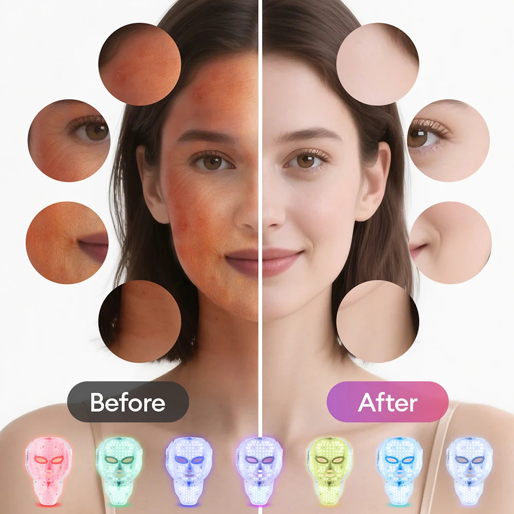 7-Color Light Therapy for Clear, Calm & Radiant Skin