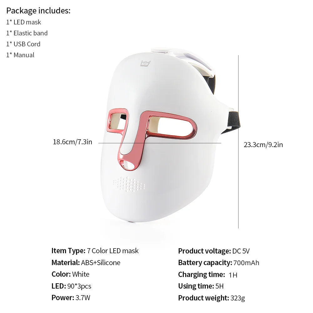 7-Color Light Therapy for Clear, Calm & Radiant Skin