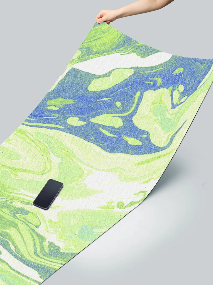Lightweight Suede Anti-Slip Mat for Pilates, Yoga & Travel