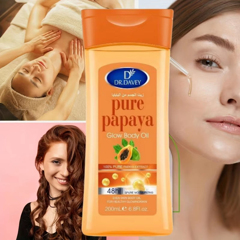 Papaya Glow Body Oil - Essential Massage and Skin Care Oil