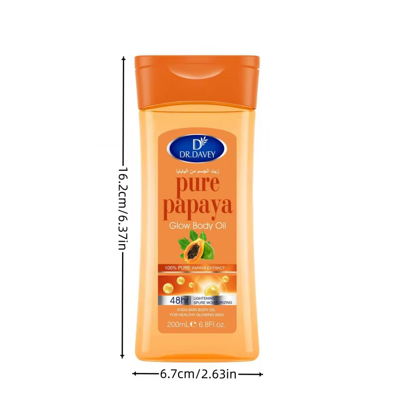 Papaya Glow Body Oil - Essential Massage and Skin Care Oil