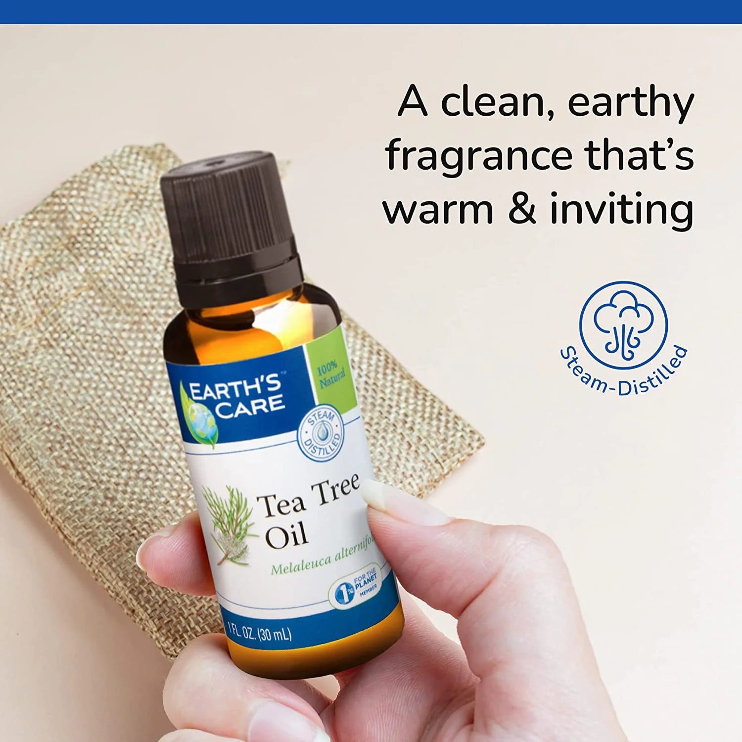Tea Tree Essential Oil - 100% Pure and Steam Distilled - 1 Fluid Ounce