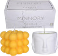 Candles for Home Scented, 2 PCS, Soy Candles, Bubble Candle & Decorative Candles, Pineapple Candle, Shaped Candles, Candle Set, Scented Candles, Cube Candle Candle Gift Set Cool Candles